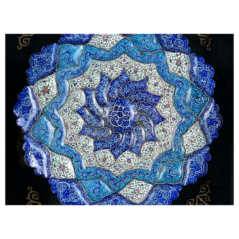 تابلو میناکاری مدل مهر کد 25