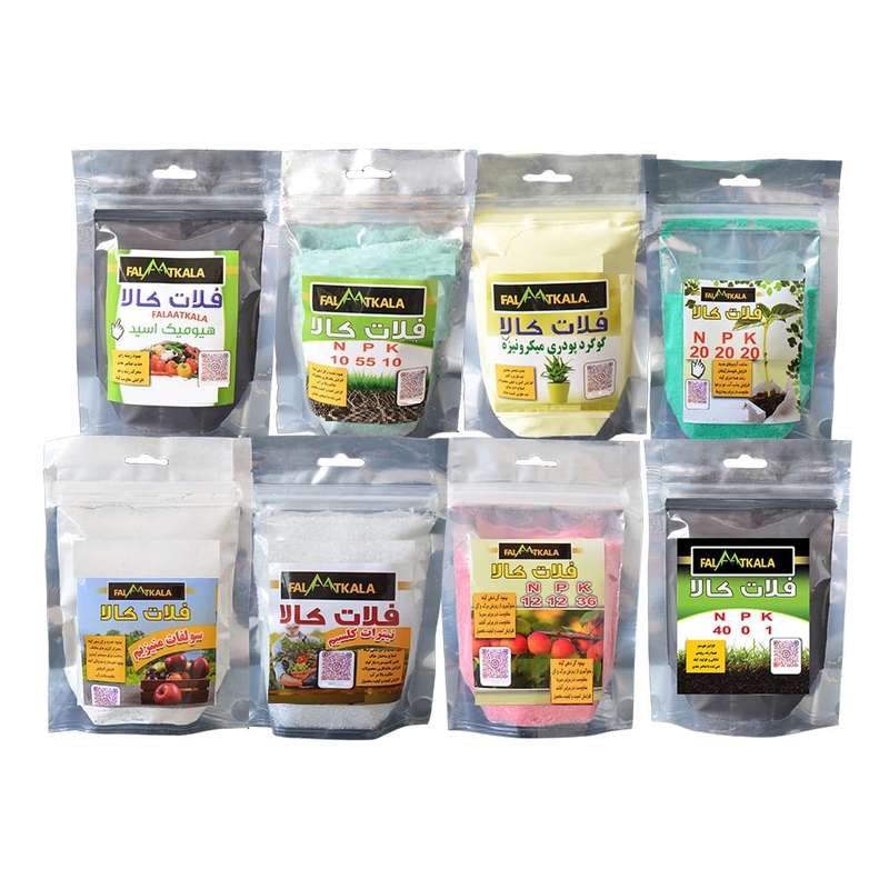 کود کامل ماکرو المنت فلات کالا کد MKMAE800G وزن 100 گرم مجموعه 8 عددی 