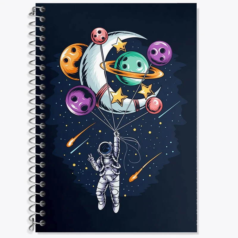 دفتر لغت 50 برگ خندالو مدل فضایی کد 25134