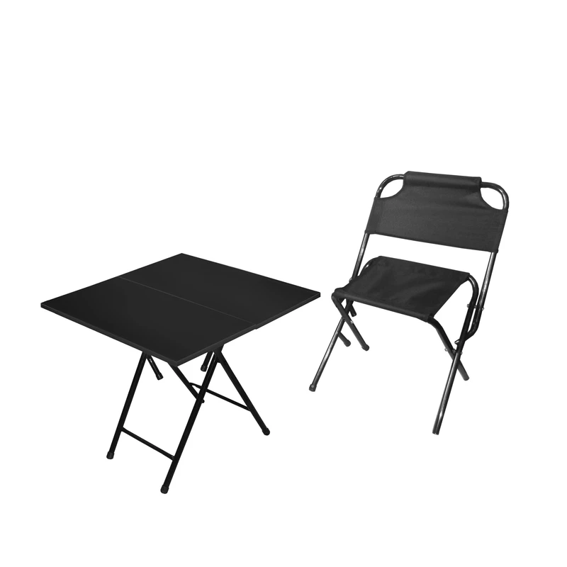 میز و صندلی سفری میزیمو مدل 2 تیکه تاشو کد 2564 مجموعه 2 عددی