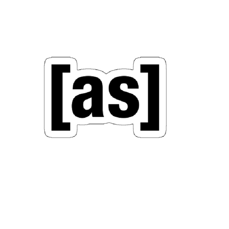 استیکر لپ تاپ مدل Adult Swim [as] logo