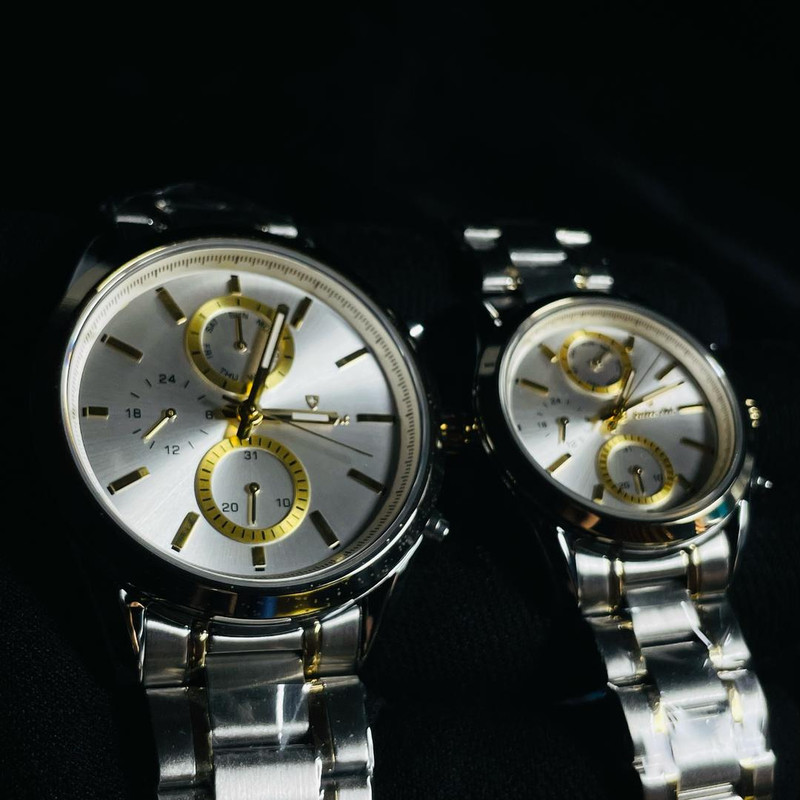 ست ساعت مچی عقربهای زنانه و مردانه سوئیس آرت مدل 920134/135-08