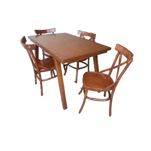 میز و صندلی ناهارخوری چهار نفره گالری والریان مدل Lah X-2904