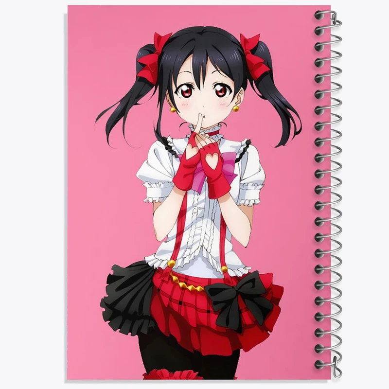 دفتر مشق 50 برگ خندالو مدل نیکو یازاوا انیمه لاو لایو Love Live کد 18283