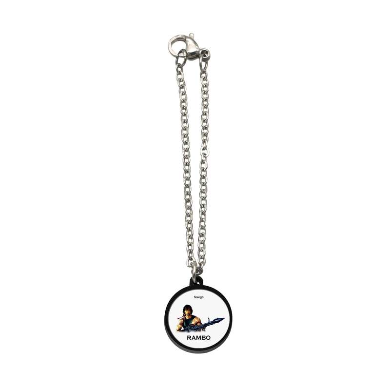 آویز ساعت زنانه ناکسیگو مدل شب تاب طرح رمبو کد AW8926