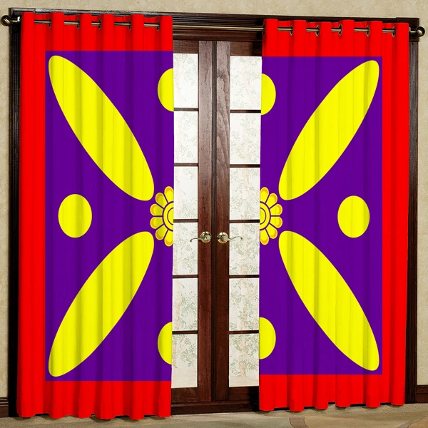 پرده مدل پانچی کد 575 سایز 280x140 سانتی متر