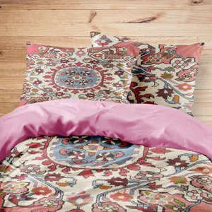 سرویس روتختی مدوپد طرح فرش رودبار مدل C-Roudbar01 یک نفره 4 تکه