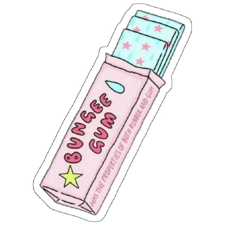 استیکر مدل Bungee Gum