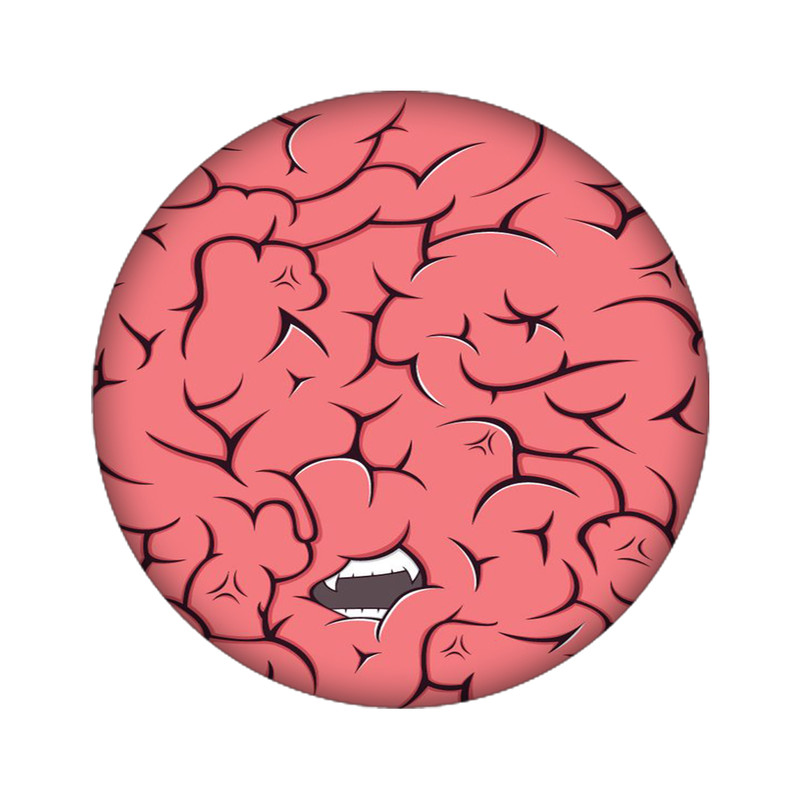 استیکر تزئینی موبایل مدل مغز کد 4587