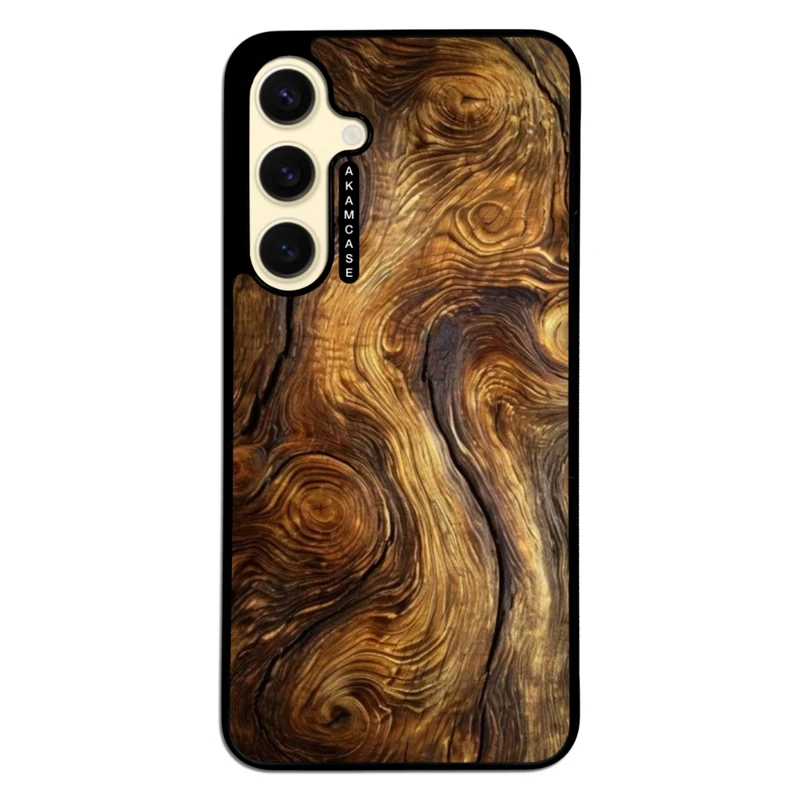 کاور آکام مدل AMC-WSGS24FE-WOOD-26 مناسب برای گوشی موبایل سامسونگ Galaxy S24 FE