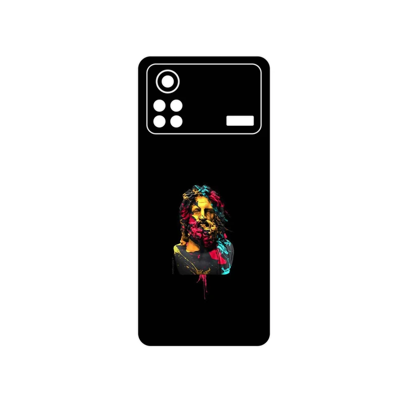 برچسب پوششی ماهوت مدل Painted Sculpture Digital Art مناسب برای گوشی موبایل شیائومی Poco X4 Pro 5G
