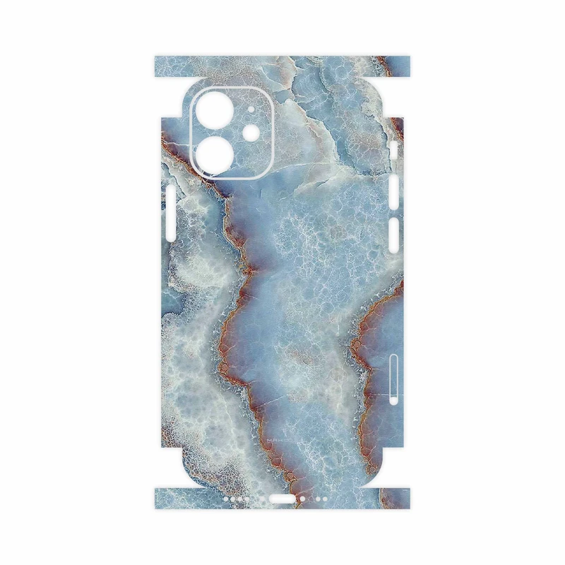 برچسب پوششی ماهوت مدل Blue Ocean Marble-FullSkin مناسب برای گوشی موبایل اپل iPhone 12 mini