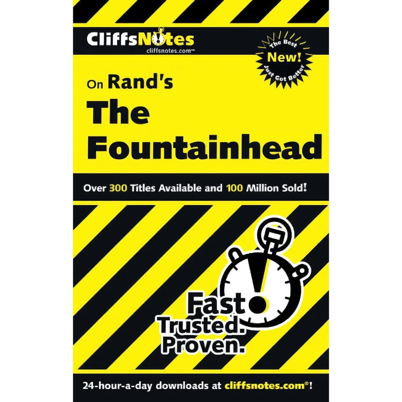 کتاب CliffsNotes on Rands The Fountainhead اثر Andrew Bernstein انتشارات CliffsNotes