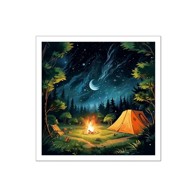 تابلو نوری بکلیت طرح کمپینگ و سفر مدل W-MID-15924