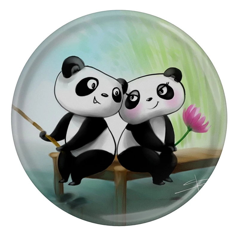 مگنت طرح نقاشی خرس پاندا مدل S11840 