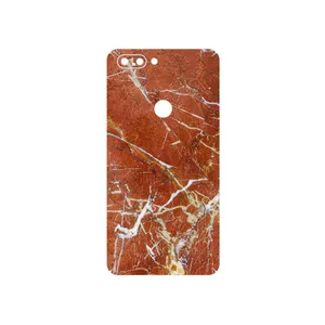MAHOOT Red Marble Cover Sticker for Tecno Phantom 8
