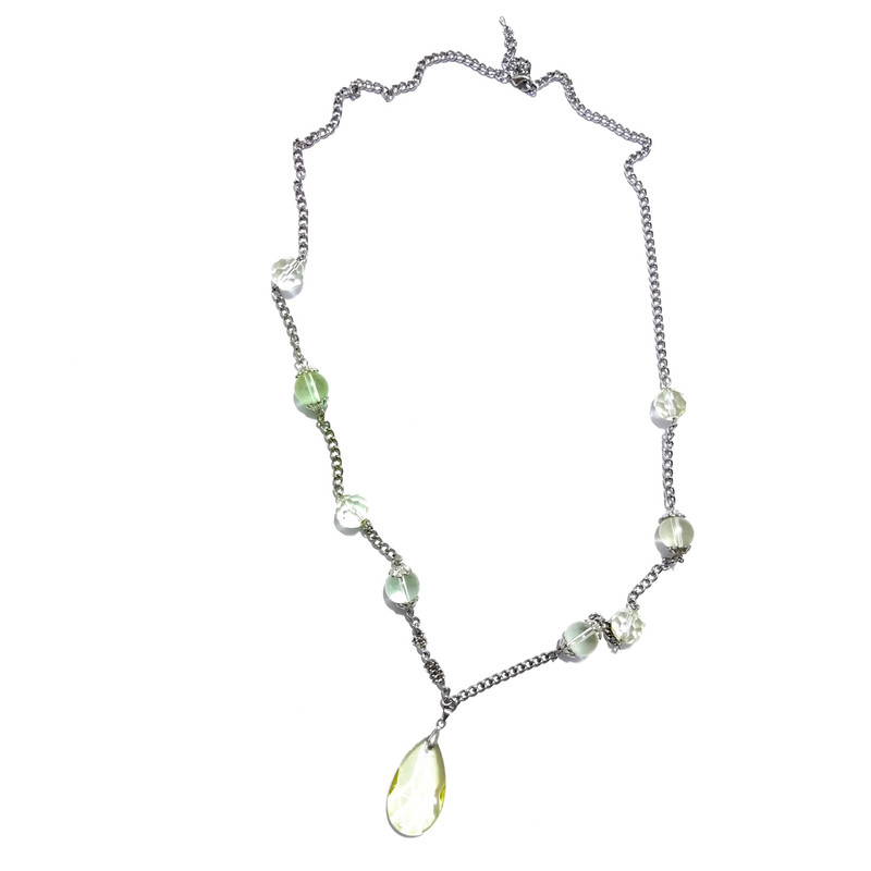 گردنبند دخترانه طرح سنگ و استیل مدل Damen Germany کد 2021