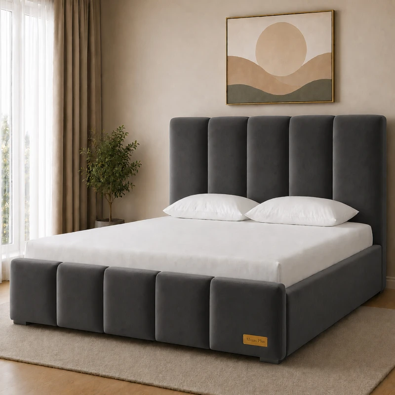 تخت خواب دونفره مدل نازگل سایز 160×200 سانتی متر