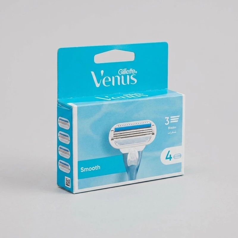 تیغ یدک ژیلت مدل Venus Smooth بسته 4 عددی