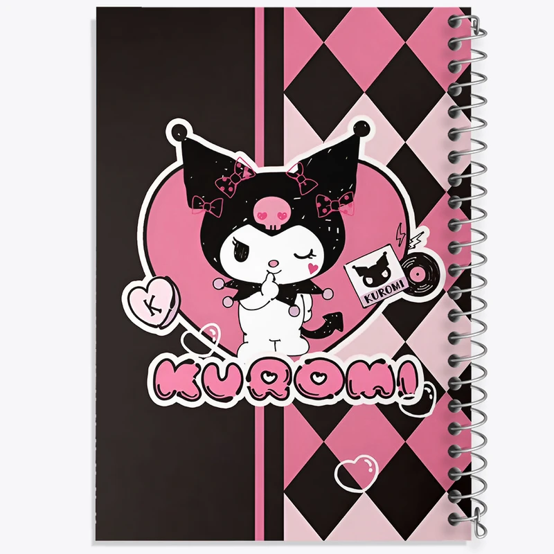 دفتر نقاشی 50 برگ خندالو طرح کرومی (Kuromi) کد N5157