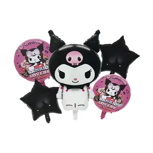 بادکنک فویلی مدل کرومی بسته 5 عددی