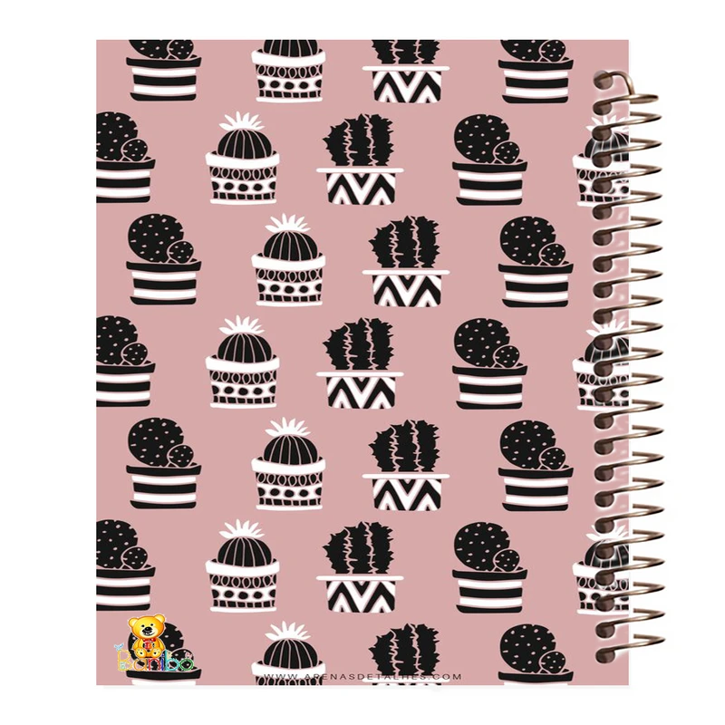 دفتر مشق 100 برگ بانیبو طرح  کاکتوس کد  857