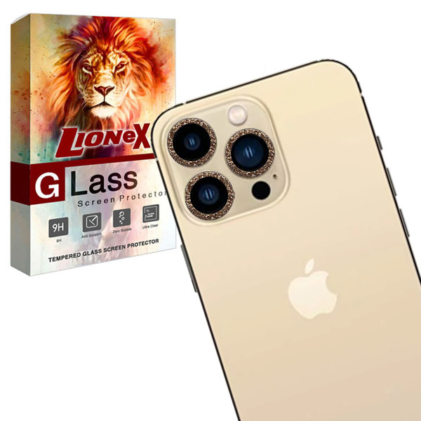 محافظ لنز دوربین لایونکس مدل BRILIANTL مناسب برای گوشی موبایل اپل iPhone 14 Pro