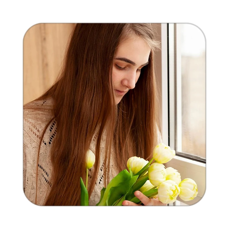 زیر لیوانی کاکتی طرح گل مدل mp16757