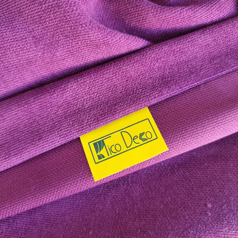 پرده تیکو دکو مدل مخمل مات هانزو سایز 140x280 سانتی متر