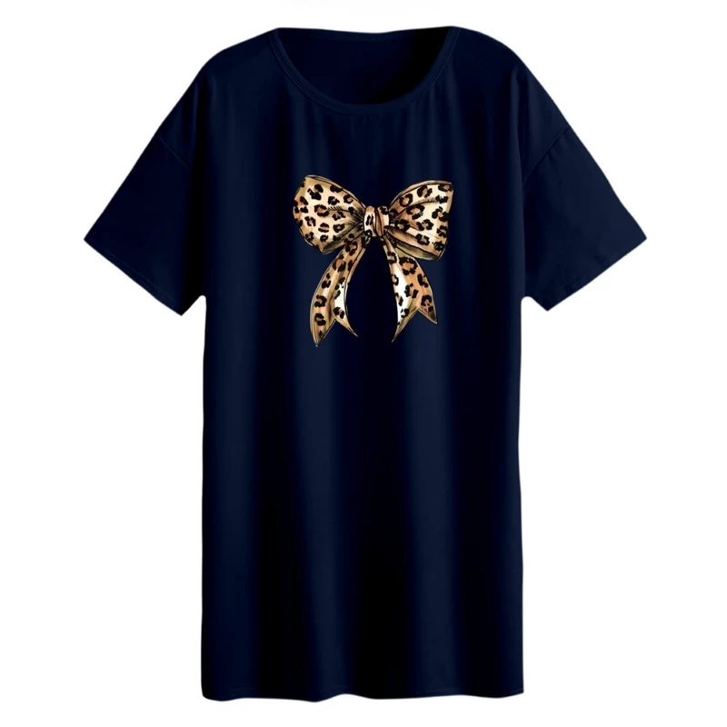 تی شرت لانگ آستین کوتاه زنانه مدل پاپیون کد 01