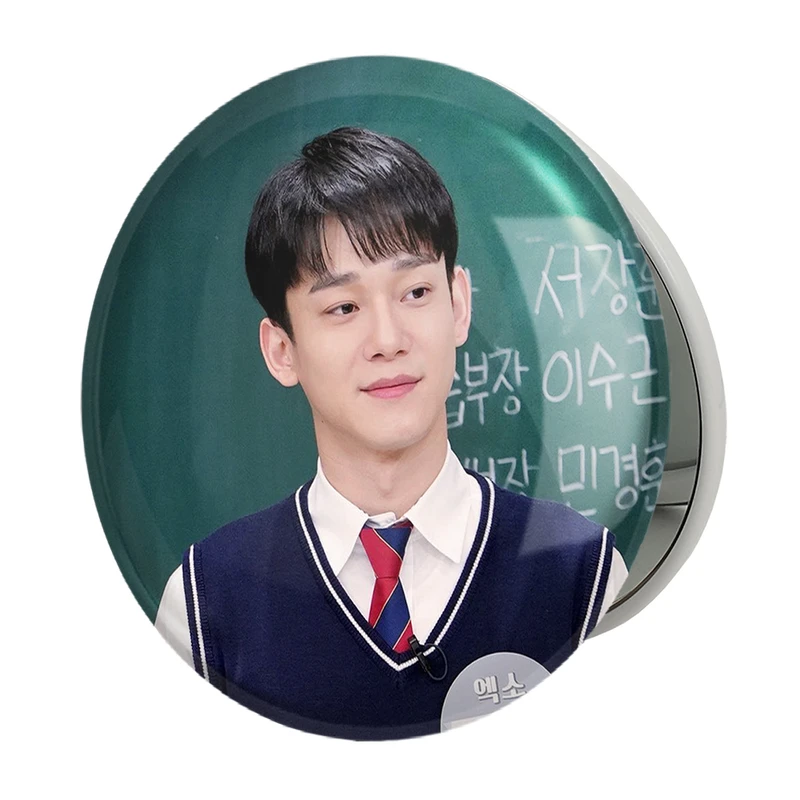 آینه جیبی خندالو طرح چن گروه اکسو EXO مدل تاشو کد 13360 