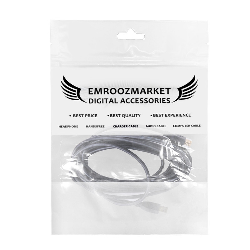 کابل افزایش طول USB 3.0 امروزمارکت مدل EM25D08 طول 5 متر