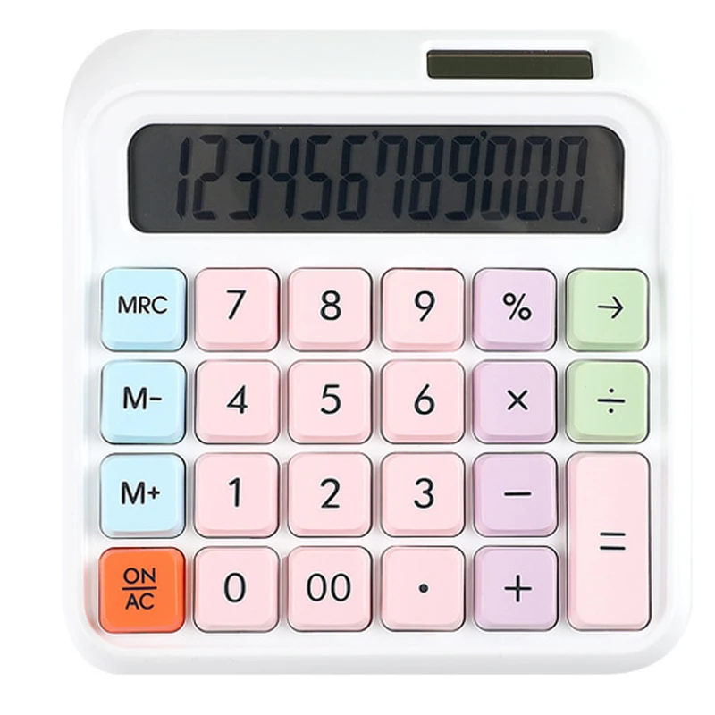 ماشین حساب رومیزی مدل خورشیدی پاستلی کد 2288