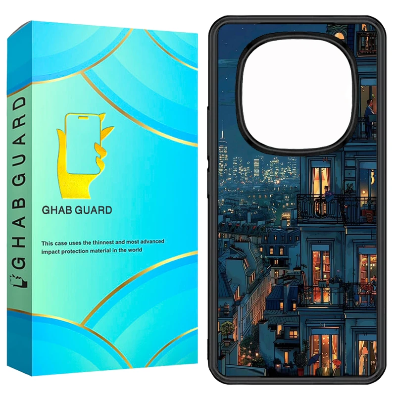 کاور قاب گارد طرح شب مدل GN14P مناسب برای گوشی موبایل شیائومی Redmi Note 14 Pro 5G / Note 14 Pro Plus 5G