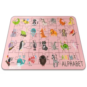 پازل 35 تکه نمااستور طرح حیوانات الفبای انگلیسی کد 1015