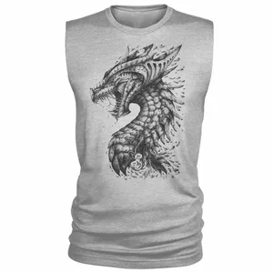 تاپ مردانه طرح اژدها کد A200