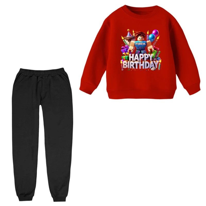 ست سویشرت و شلوار راحتی بچگانه مدل روبلاکس کد 1 