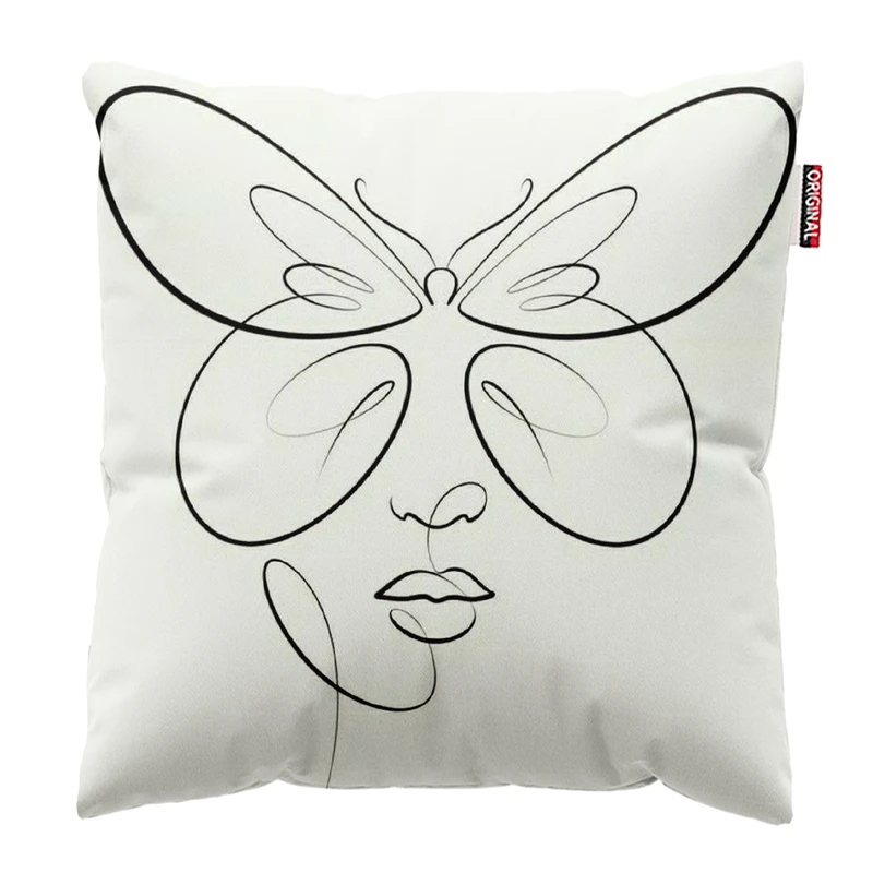 کوسن پاد آفرین مدل پروانه فانتزی زیبا کد 387 سایز 30*30 سانتی متر