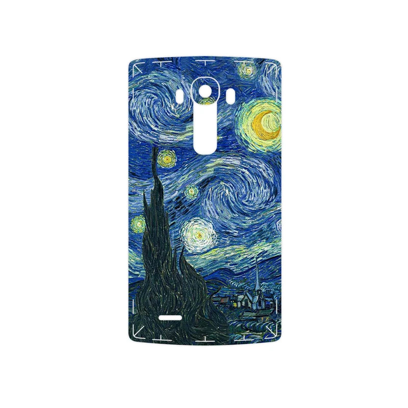 برچسب پوششی ماهوت مدل The Starry Night of van Gogh مناسب برای گوشی موبایل ال جی G4