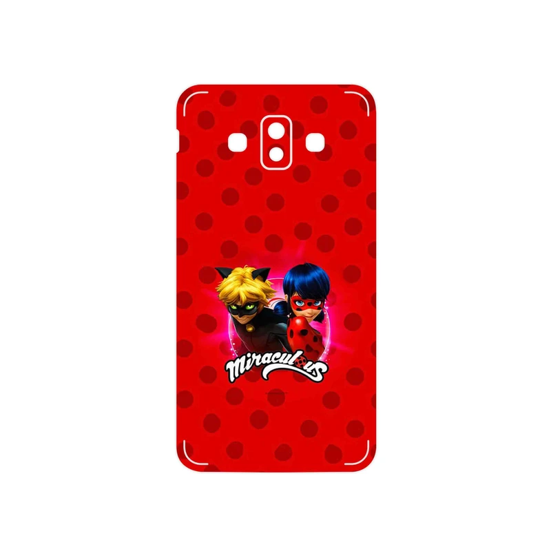 برچسب پوششی ماهوت مدل Ladybug and Cat Noir مناسب برای گوشی موبایل سامسونگ Galaxy J7 Duo