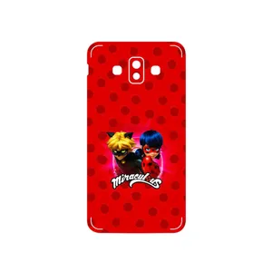MAHOOT Ladybug and Cat Noir Cover Sticker for Samsung Galaxy J7 Duo