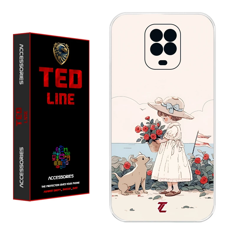 کاور تدلاین طرح دختر کد 1208 مناسب برای گوشی موبایل شیائومی Redmi Note 9S / Note 9 Pro