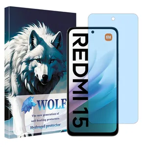 Wolf Tough model matte Anti-blue screen protector suitable for Xiaomi Redmi 15 4G mobile phone