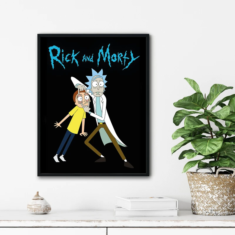 تابلو آتریسا طرح ریک اند مورتی مدل ATr0176