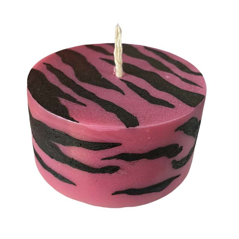 شمع طرح پلنگي کد c33