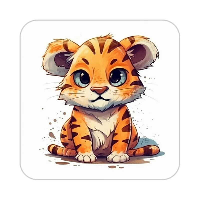 زیر لیوانی کاکتی طرح حیوانات کارتونی مدل mp28846