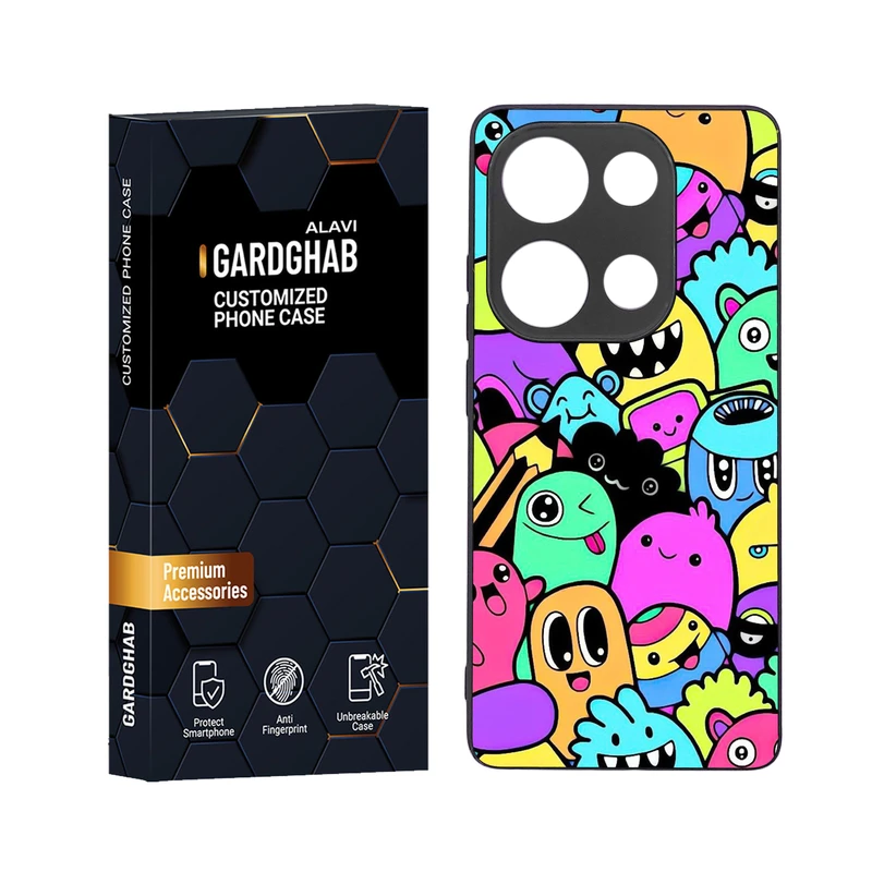 کاور گارد قاب علوی مدل دور ژله ای مناسب برای گوشی موبایل شیائومی Poco M6 Pro 4G