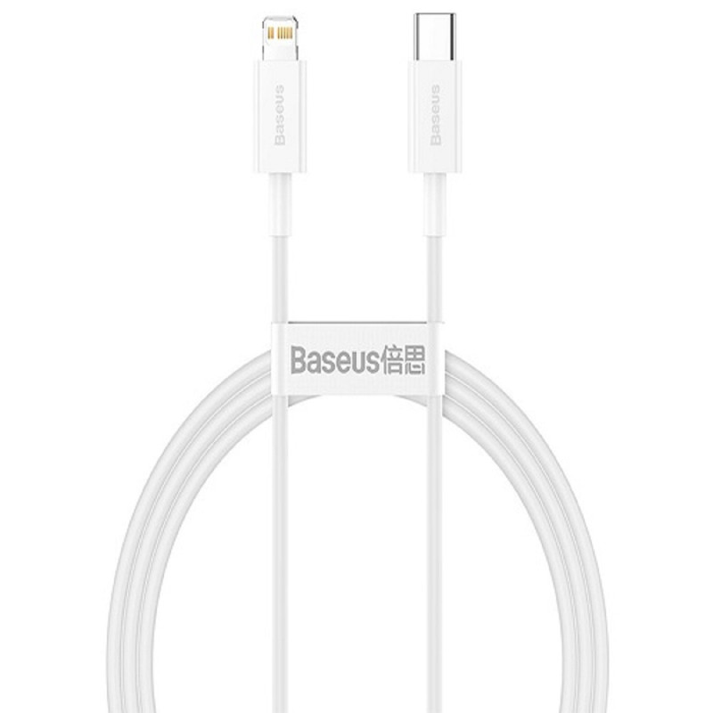 کابل تبدیل usb-c به لایتنینگ باسئوس مدل CATLYS-01 طول 0.25 متر