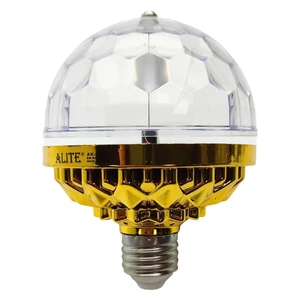 لامپ رقص نور 6 وات ای لایت مدل rgb گردان پایه e27