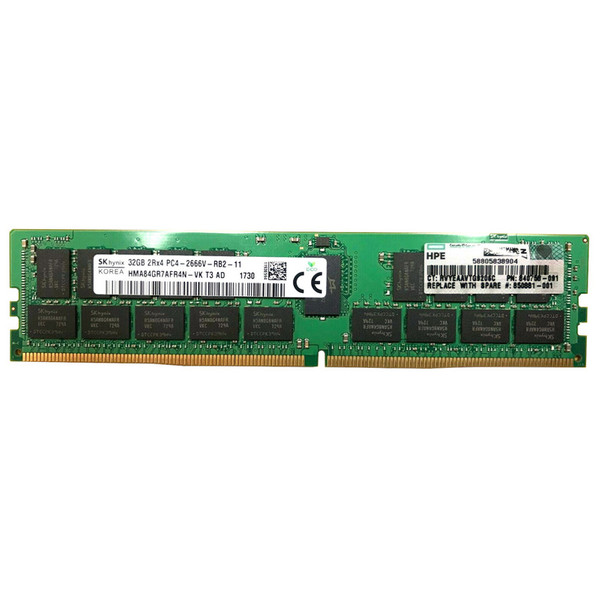 رم سرور DDR4 تک کاناله 2400 مگاهرتز CL21 اچ پی ای مدل 2Rx4 PC4 2400 ظرفیت 32 گیگابایت